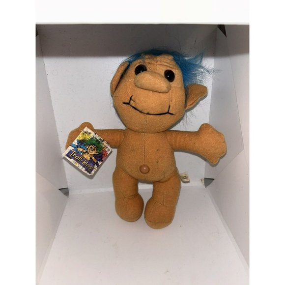 Troll-Kins Other - Troll-Kins Troll Plush Stuffed Troll Doll 12" Trollkins with Tag Vintage 1991